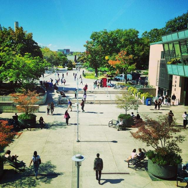 A photo of McMaster University Student Centre Plaza