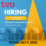Opportunity with TVO: CLN4U Experienced Teachers