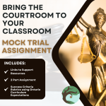 Bring the Courtroom to your Classroom: Mock Trial Assignment